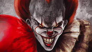 Pennywise Joker, it, pennywise, clown, movies, deviantart HD wallpaper