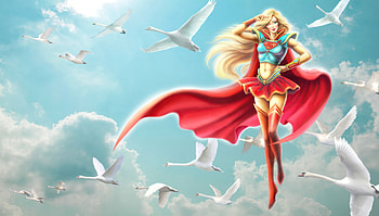 Supergirl Dreamy Comic Art , supergirl, superheroes, artist, artwork, digital-art, artstation HD wallpaper