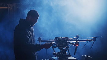 Ultra : The Precision of a Drone Operator, man, Drone Operator, drone, technology, fog HD wallpaper