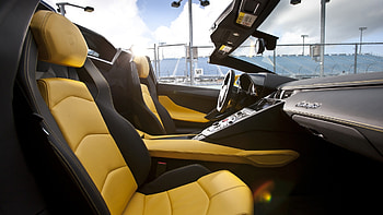 2014 Lamborghini Aventador LP 700-4 Roadster, Aventador, LP 700 4, car, Lamborghini, Roadster, seats, interior, 2014 HD wallpaper