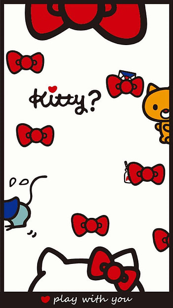 Kitty , Hello Kitty, Sanrio, , Kawaii, Cartoons, Covers, Screen, Love HD phone wallpaper