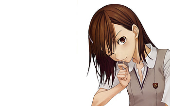 Anime, Girl, Pretty, Brunette HD wallpaper
