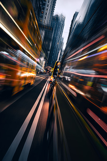 Transport, Cities, City, Shine, Light, Traffic, Movement, Speed HD phone wallpaper