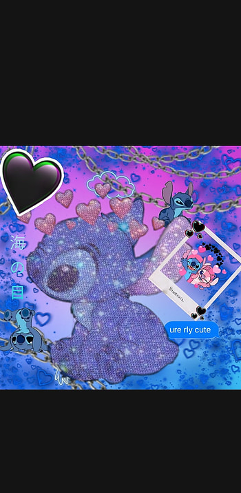 Stich, magenta, art HD phone wallpaper
