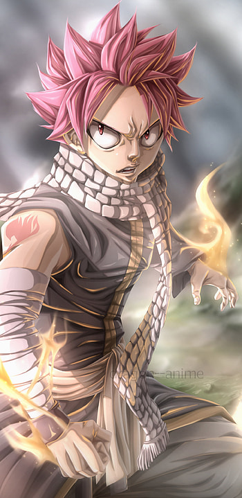 Natsu Dragneel, Fairy Tail anime, Samsung Galaxy HD phone wallpaper