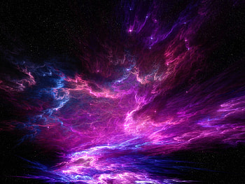 The way to heaven, pink, blue light, heaven, clouds, sky, mauve HD wallpaper