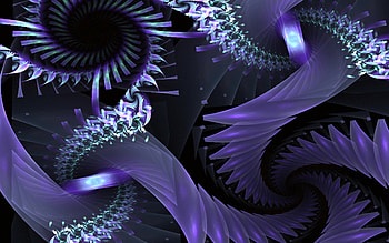 Shangri-La, purple, shangri la, abstract, , fractal HD wallpaper