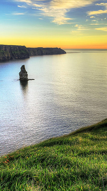 Aran Islands, Cliffs of Moher , Ireland HD phone wallpaper