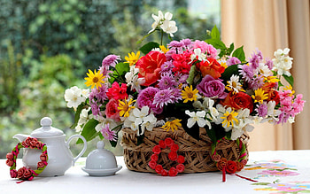 Flower bouquet, Spring , Breathtaking beauty, Incredible colors HD wallpaper