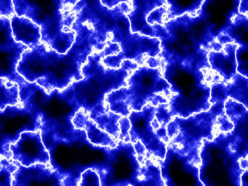 Lightning, 3d and cg, blue, abstract HD wallpaper