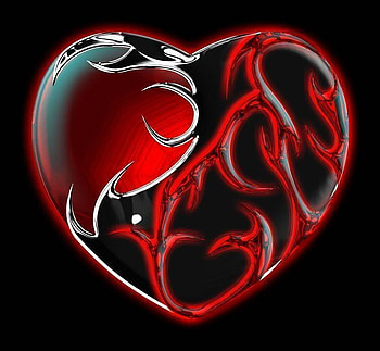 Heart, abstract HD wallpaper