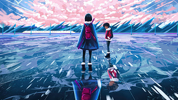 A Frozen Lake Tale, artist, artwork, digital-art HD wallpaper