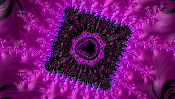 Trippy Psychedelic Fractal, trippy, psychedelic, trance, black, purple, Abstract, fractal, abstract black, abstract purple HD wallpaper