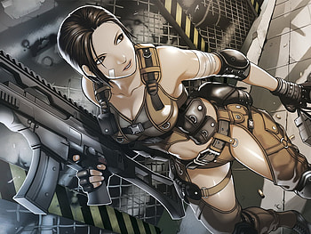 army brat, captain, army, g36, gun, brat, black hair HD wallpaper
