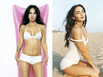Megan Fox, model, swimwear, beautiful, megan, actress, fox HD wallpaper