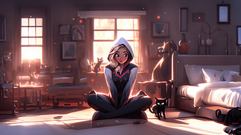 Spiderwoman Gwen, gwen-stacy, spiderman, superheroes, artist, artwork, digital-art, behance HD wallpaper