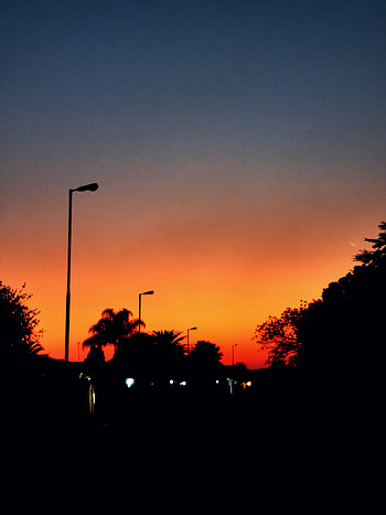 Sunset, cloud, sky HD phone wallpaper
