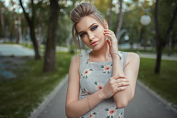 Blonde Woman, blonde, girls, woman, model HD wallpaper