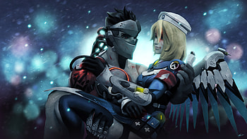 Genji And Mercy Overwatch , genji-overwatch, mercy-overwatch, games, 2018-games, deviantart HD wallpaper