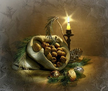 Christmas candle, still life, abstract, candle, Christmas HD wallpaper