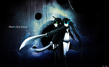 Black rock shooter, black, shooter, anime, master, dead, rock HD wallpaper