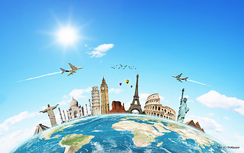 Travel Mobile, Global HD wallpaper