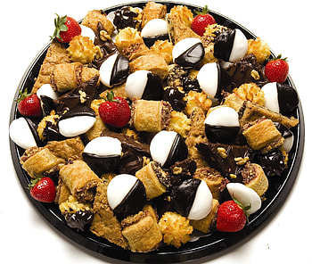 Fruits, Food, Chocolate, Candies, Berries, Cake HD wallpaper
