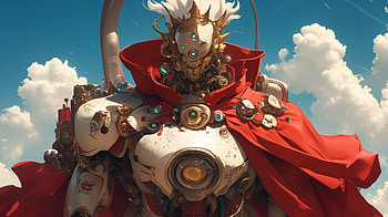 Sci-Fi Robot King: A Stunning Ultra, Sci Fi, robot, king, futuristic, armor HD wallpaper