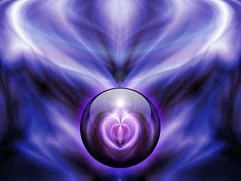 Taking inventory of the heart., blue, purple, swirls, awesome colors, heart HD wallpaper