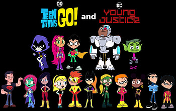 Raven (Dc Comics), Tv Show, Aqualad (Dc Comics), Arrowette (Dc Comics), Artemis Crock, Barbara Gordon, Batgirl, Beast Boy, Bumblebee (Dc Comics), Cassandra Sandsmark, Conner Kent, Cyborg (Dc Comics), Dick Grayson, Donna Troy, Garfield Logan, Garth (Dc Comics), Kid Flash, Miss Martian, Robin (Dc Comics), Speedy (Dc Comics), Starfire (Dc Comics), Tim Drake, Wally West, Wonder Girl, Teen Titans Go! HD wallpaper