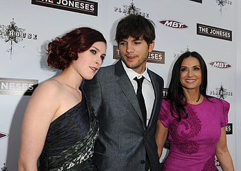 Rumer Willis, Demi Moore's ex, Ashton Kutcher, Marriage aftermath HD wallpaper
