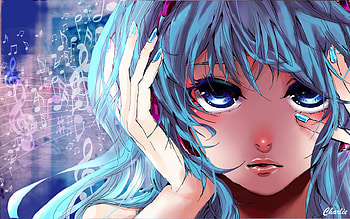 Hatsune Miku, sexy, heads, hot, cute, beautiful, vocaloid, beauty, anime girl, miku, vocaloids, aqua hair, hatsune, twintails, cool HD wallpaper