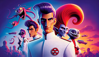 Vibrant Animated Spy Adventure, animated character, Villain, cartoon, colorful, fantasy HD wallpaper