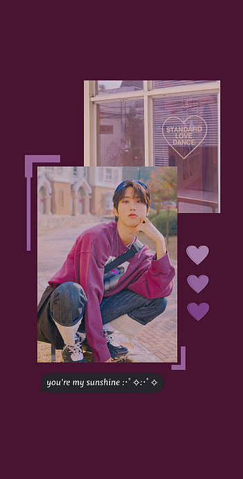 Han Jisung, magenta, straykids HD phone wallpaper