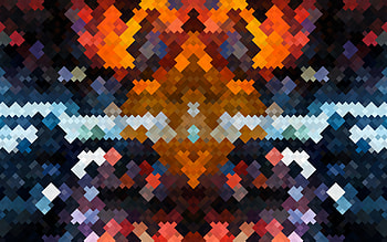 Abstract, colorful, bricks pattern HD wallpaper