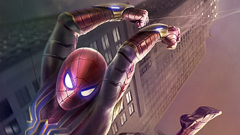 Avengers Infinity War Spiderman Suit, avengers-infinity-war, spiderman, artist, superheroes, digital-art, artstation HD wallpaper