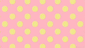 pink polka dots yellow spots light pink khaki HD wallpaper
