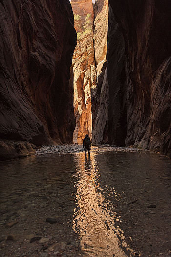 Nature, Water, Stones, Rocks, Silhouette, Cave HD phone wallpaper