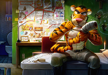Tigger Art, artist, artwork, artstation HD wallpaper