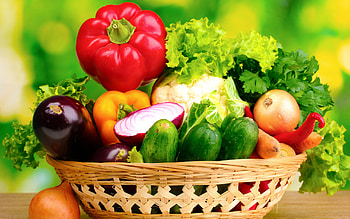 Healthy vegetable selection, Fresh and nutritious, Colorful food , Vibrant ingredients HD wallpaper