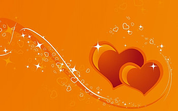 Hearts, abstract HD wallpaper