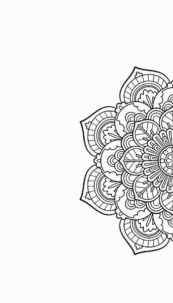 Mandala--Black-and-White--wp5209147 HD phone wallpaper