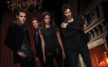 Delena, thevampirediaries, tvd, damonsalvatore, ninadobrev, elenagilbert, iansomerhalder HD wallpaper
