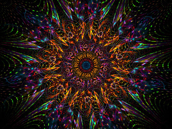 Abstract, Multicolored, Motley, Pattern, Confused, Intricate, Mandala HD wallpaper