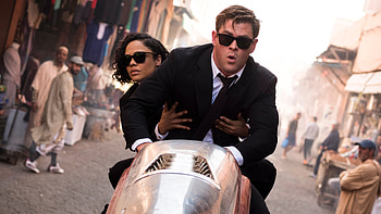 Chris Hemsworth, Men in Black International, Tessa Thompson HD wallpaper