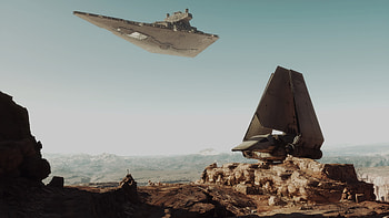 Star Destroyer, Star Wars Battlefront (2015), Video Game, Star Wars HD wallpaper