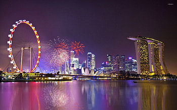Singapore Flyer HD wallpaper