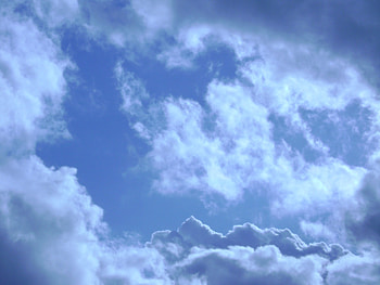 Blue Clouds, clouds, sky HD wallpaper