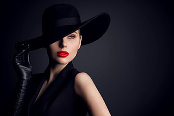 ღ, Woman, Face, Lips, Hat HD wallpaper