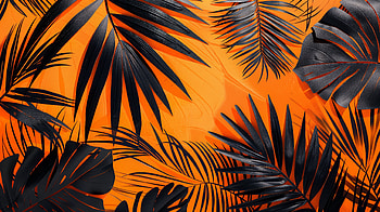 Bold Tropics, nature, plant, orange (Color) HD wallpaper
